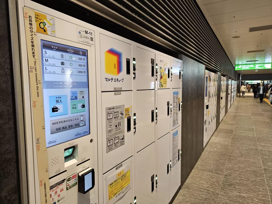 Skabe til opbevaring af bagage