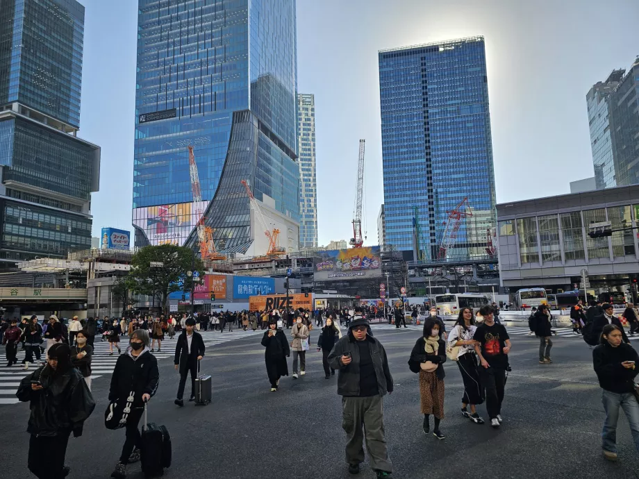 Shibuya Junction om dagen