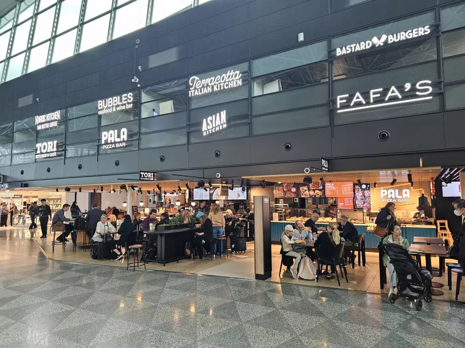 Food Court, transitområde