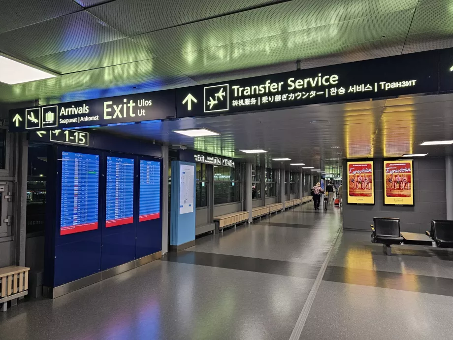 Transfer, Helsinki lufthavn