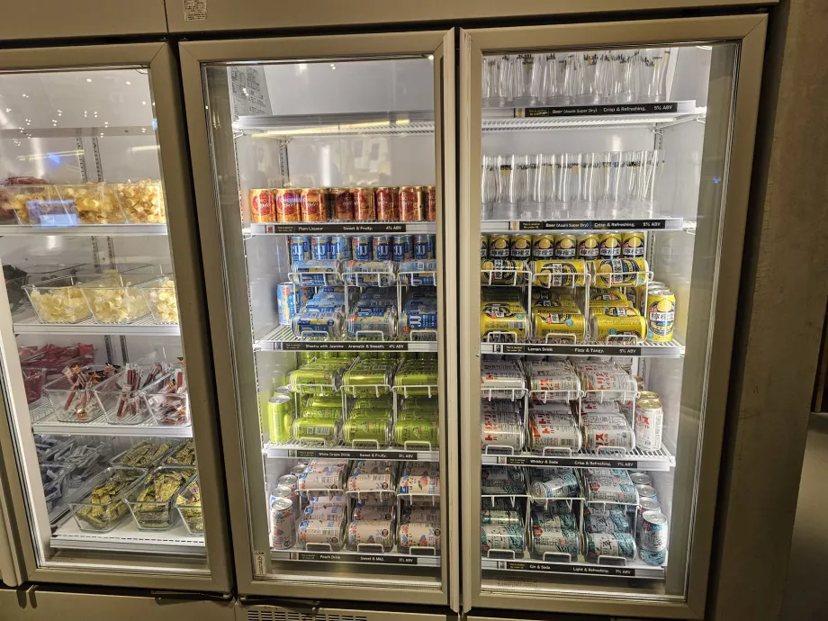 Share Lounge, drikkevarer