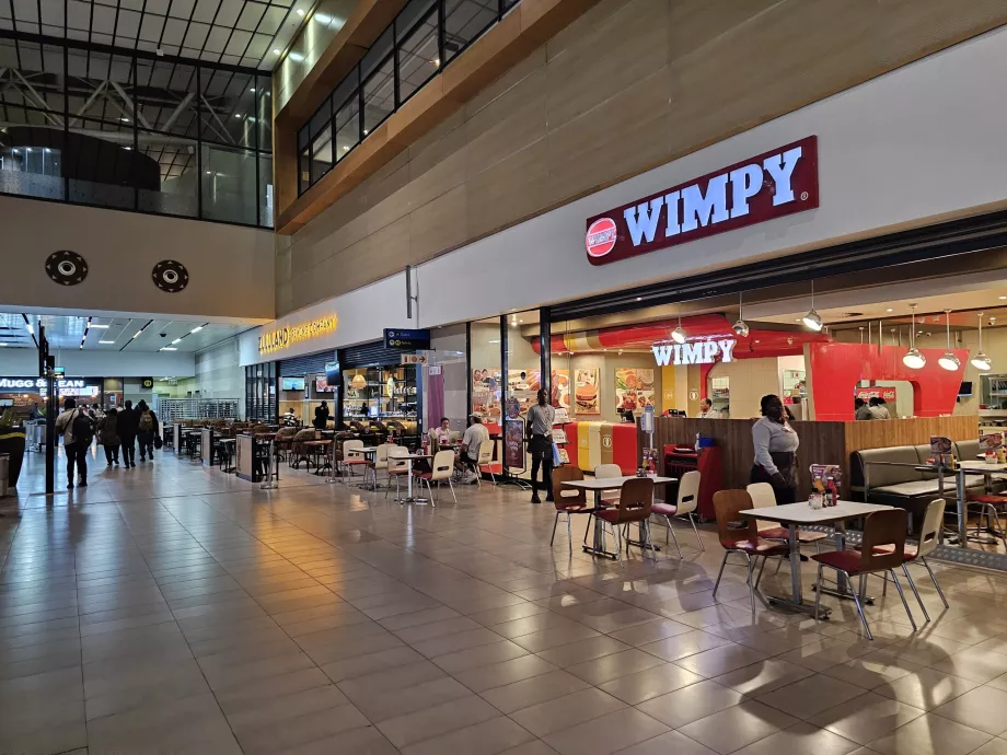 Food court, sektion for indenlandsk transit