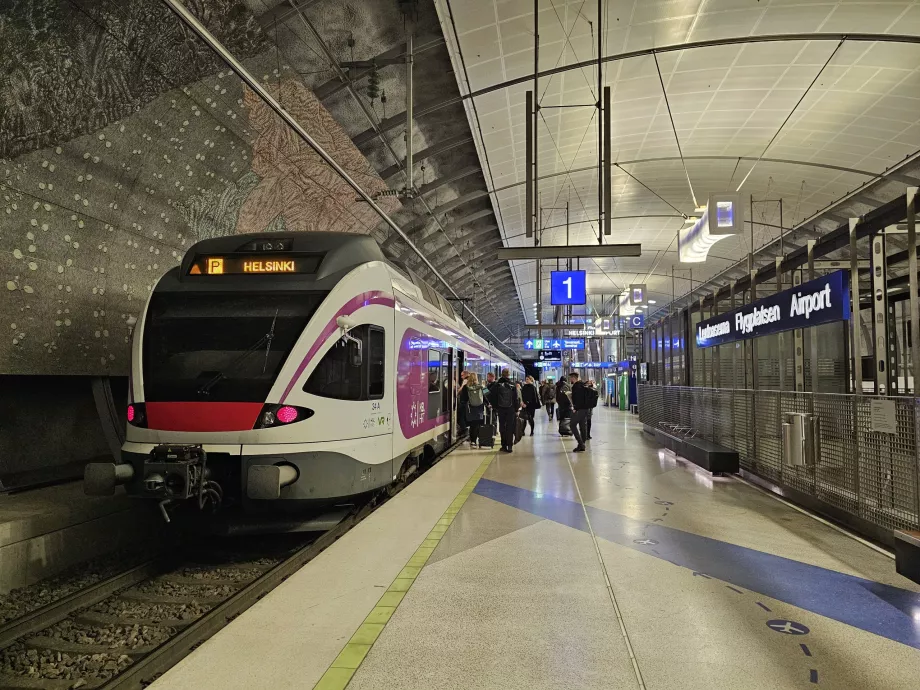 Tog, Helsinki lufthavn