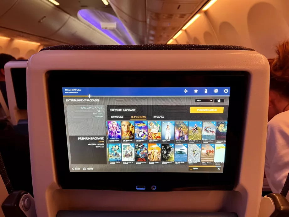 Flydubai og betalt underholdning om bord