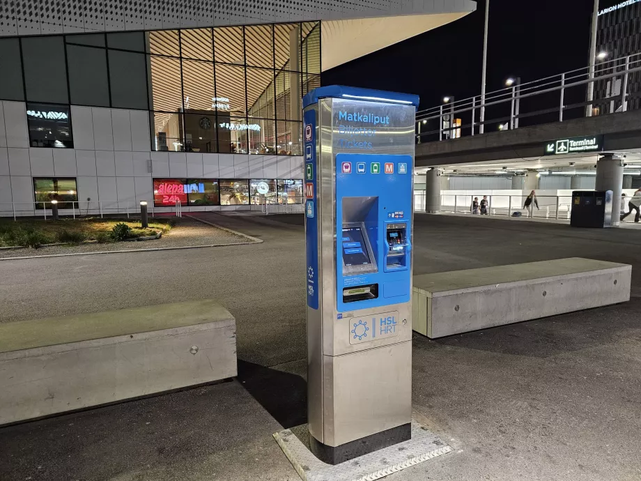 Billetautomat, busstoppested