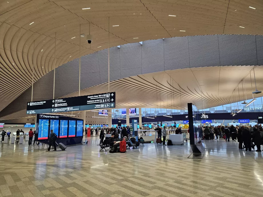 Afgangshallen, Helsinki Lufthavn