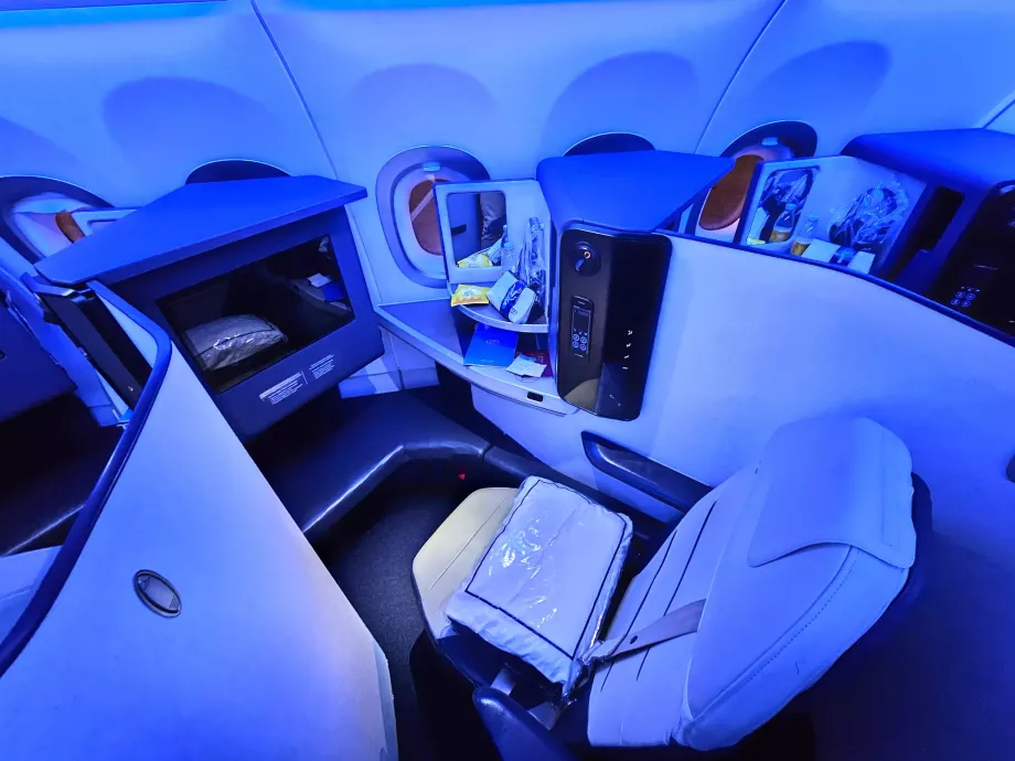 Sofa på business class