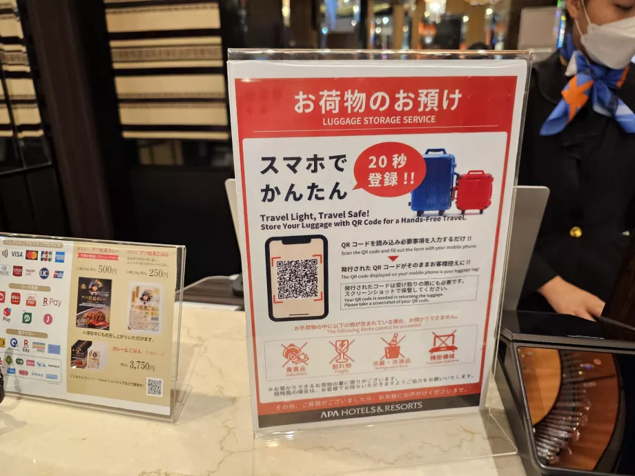 Opbevaring af bagage