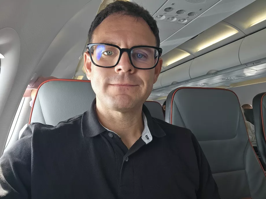 Mig på europæisk business class med Condor