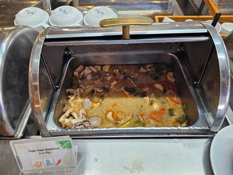 Morgenmad: suppe Tom Yam