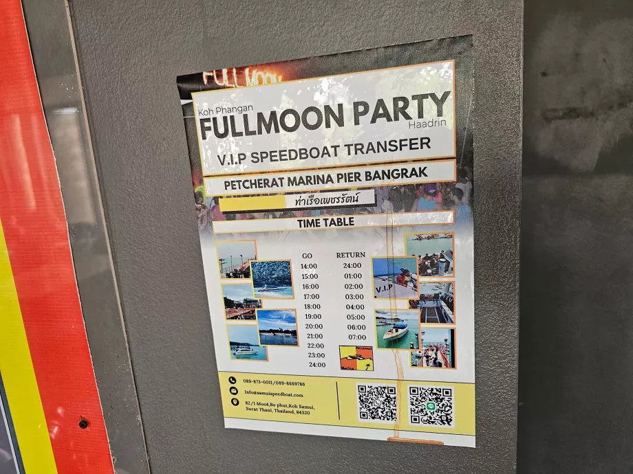 Fuldmånefest - både fra Koh Samui