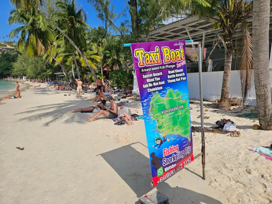 Salad Beach, taxibåd