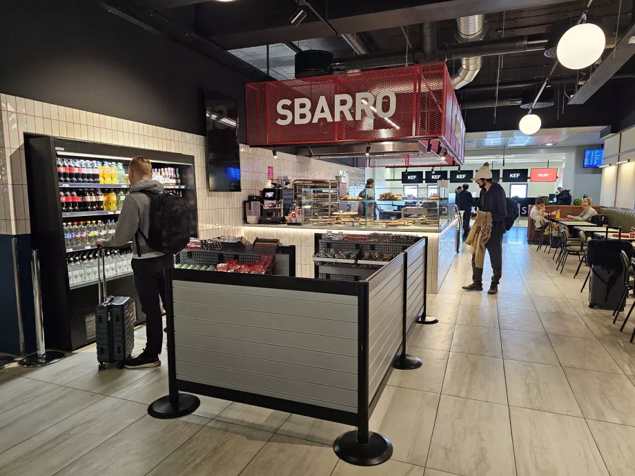 Restaurant Sbarro, ikke-schengen del