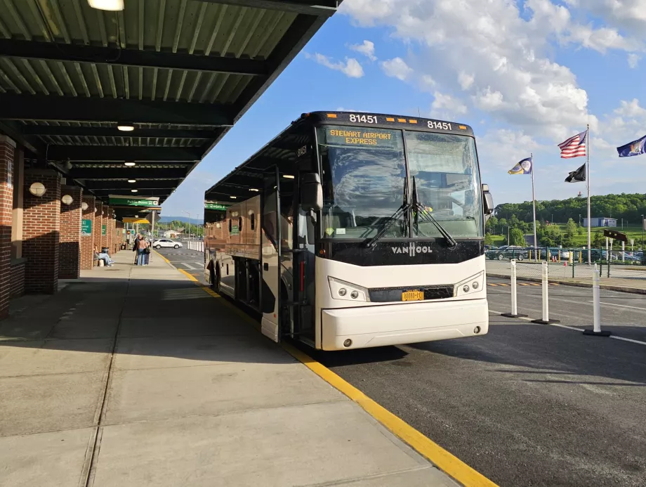 Megabus til centrum af New York