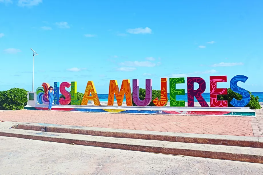Isla Mujeres-skilt