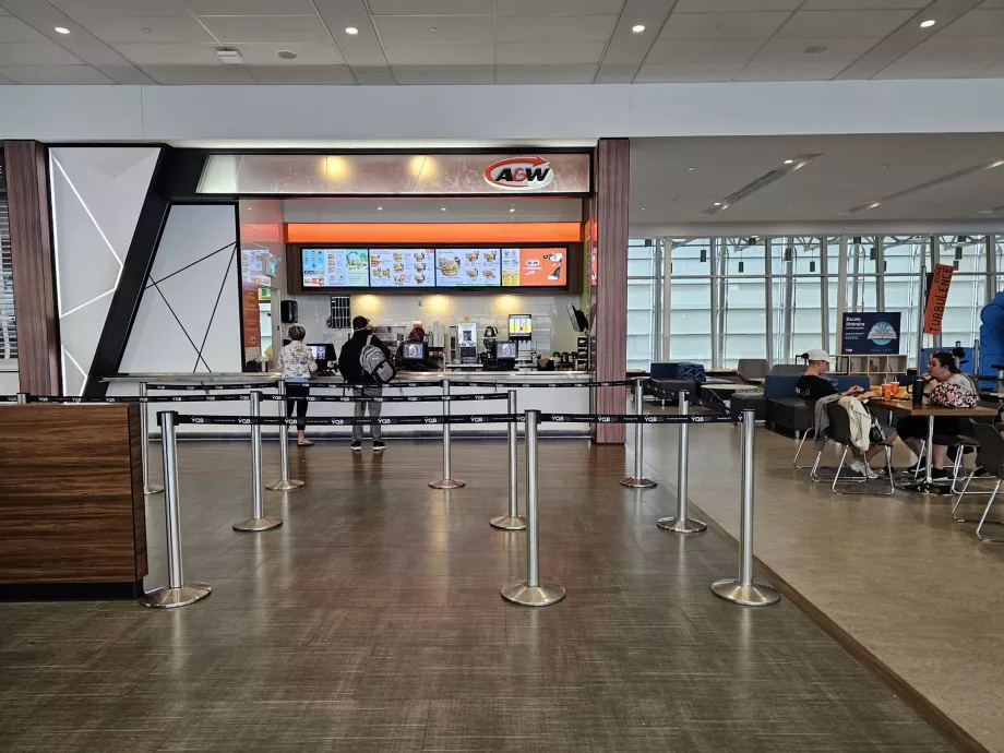 Fastfood i transitområdet