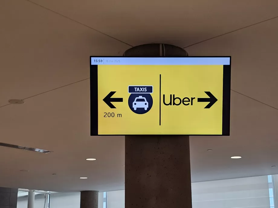 Kørselsvejledning til taxi / Uber