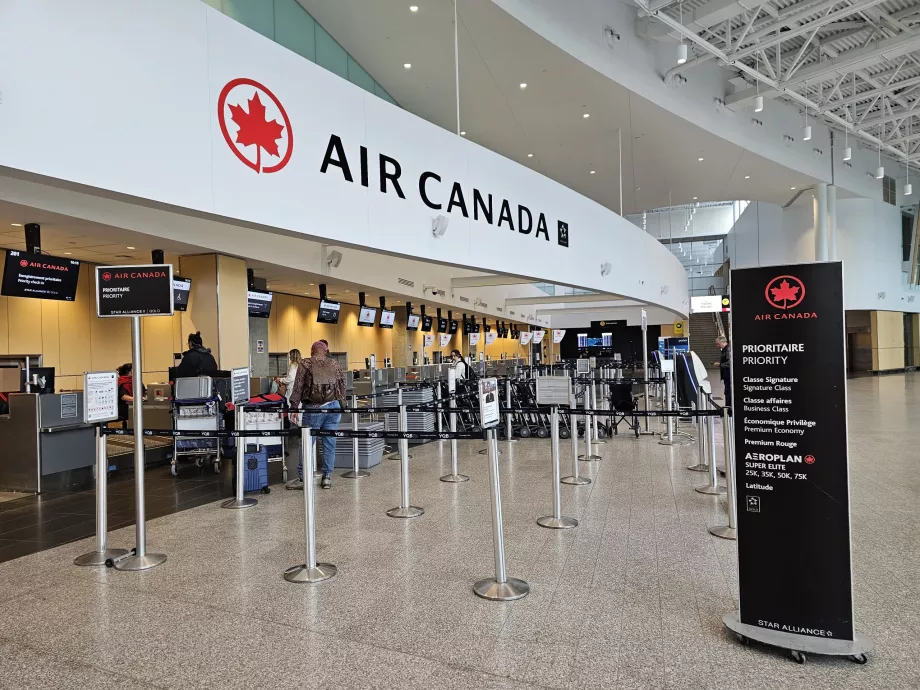 Check-in hos Air Canada