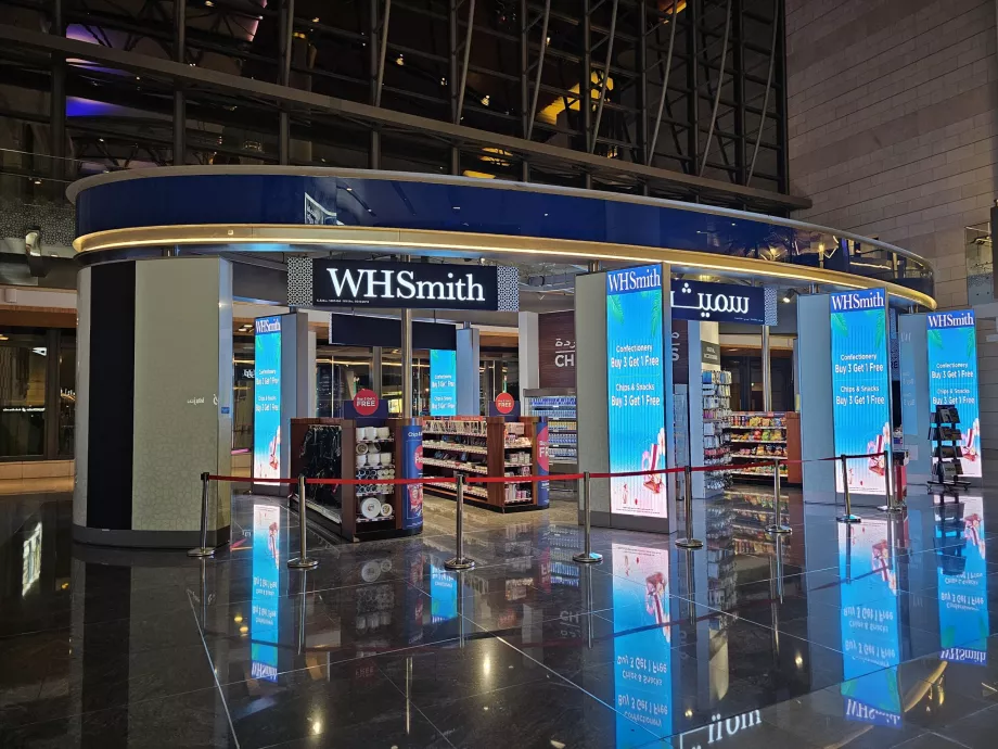 WHSmith, ankomster, offentlig afdeling