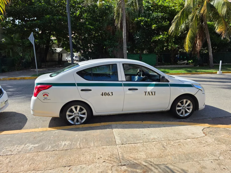Officiel taxi i Cancún