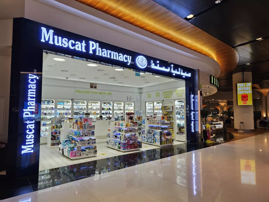 Apotek, transitområde