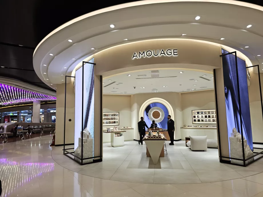 Kosmetikbutik, transitområde