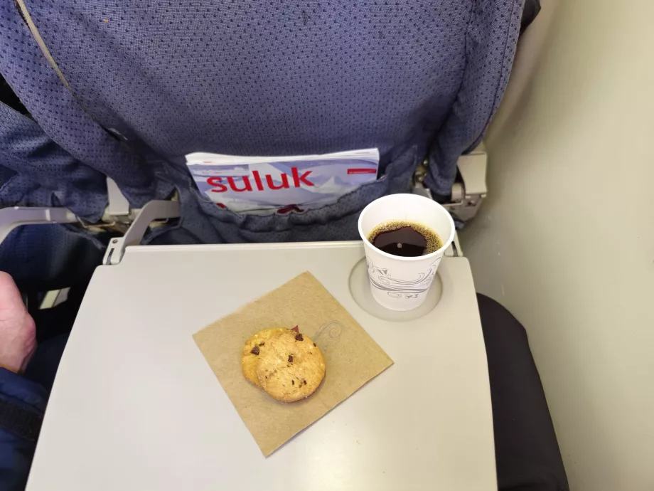 Forfriskninger på en indenrigsflyvning