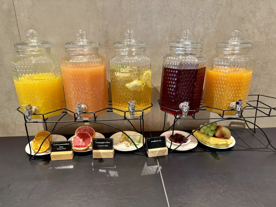 Tilbud om frisk juice