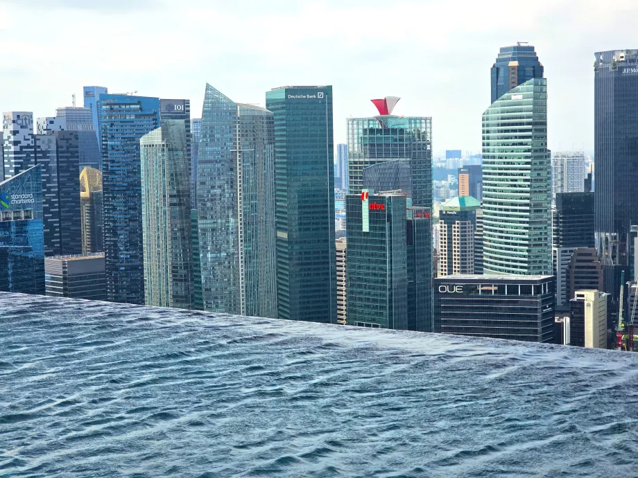 Infinity-pool på Marina Bay Sands