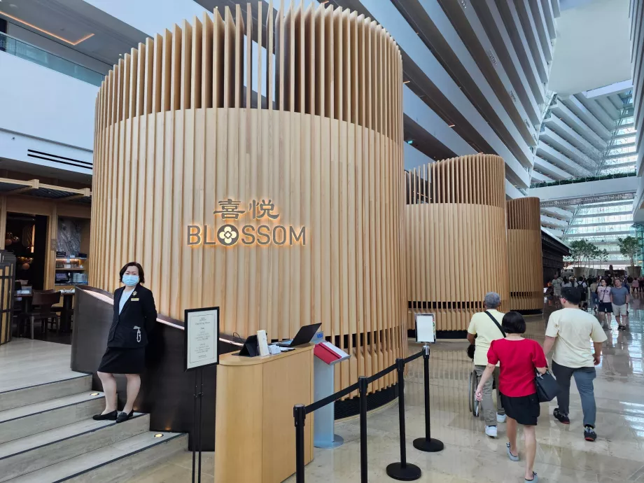 Restaurant i hotellets lobby