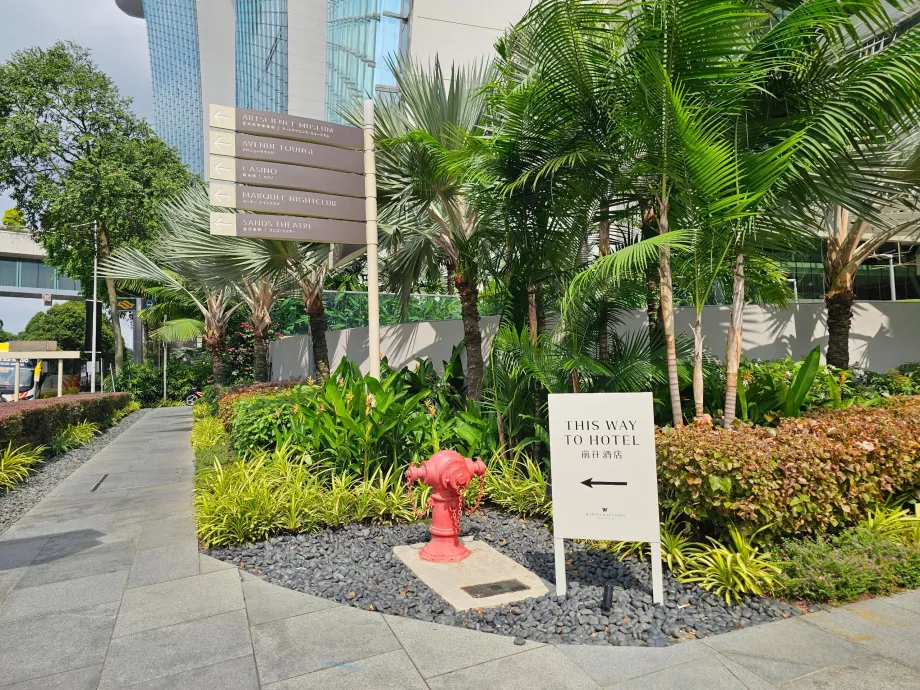 Kørselsvejledning til hotellets reception