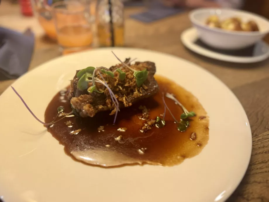 Oksekød på vin