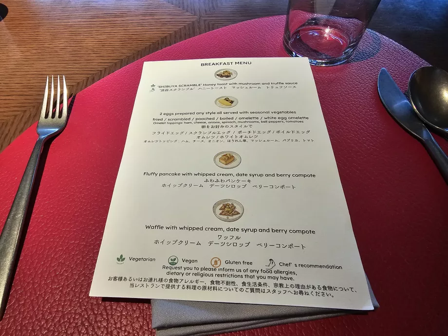 Morgenmad - a la carte-menu