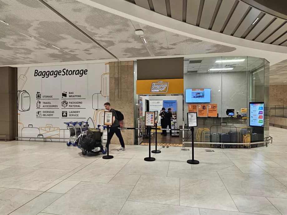 Bagageopbevaring, Terminal 2