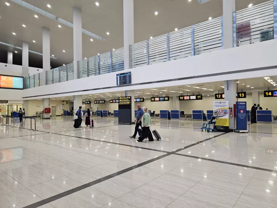 Afgangshallen i Terminal 3