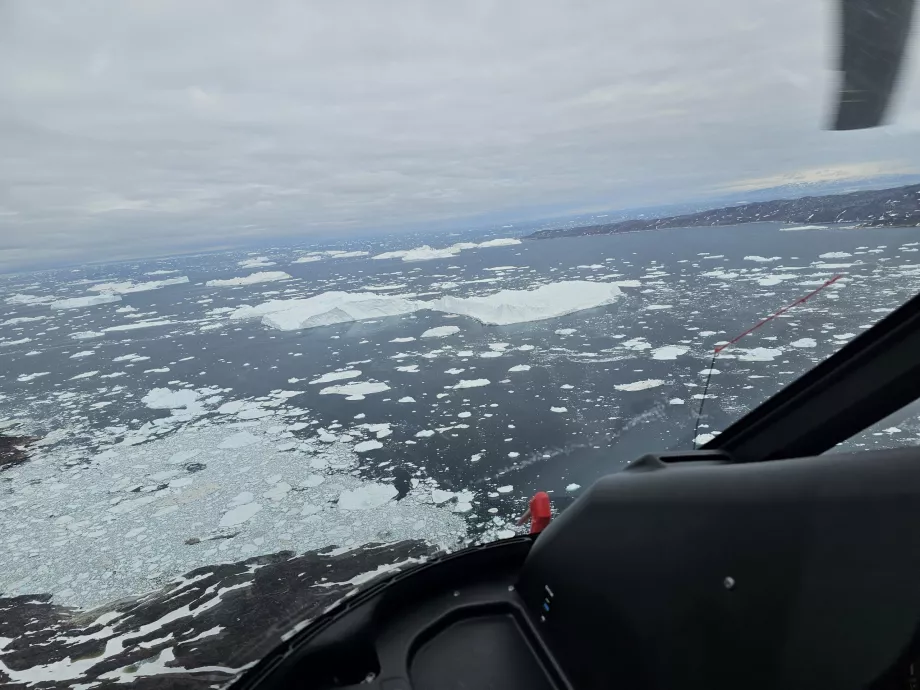 Helikoptertur i Kangia