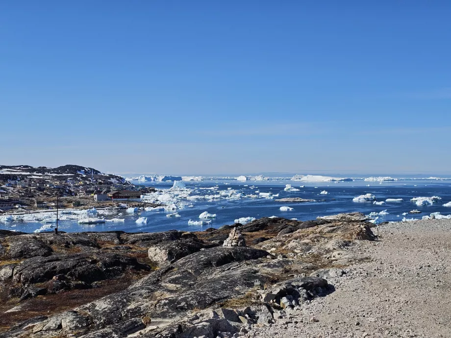Udsigt fra Hotel Arctic