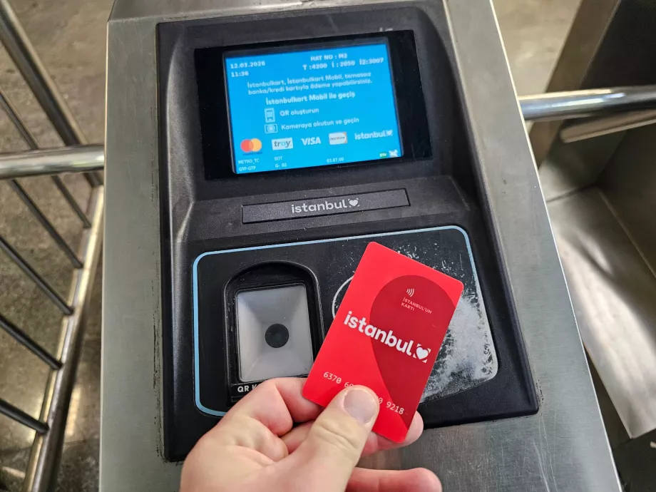 Brug af Istanbulkart