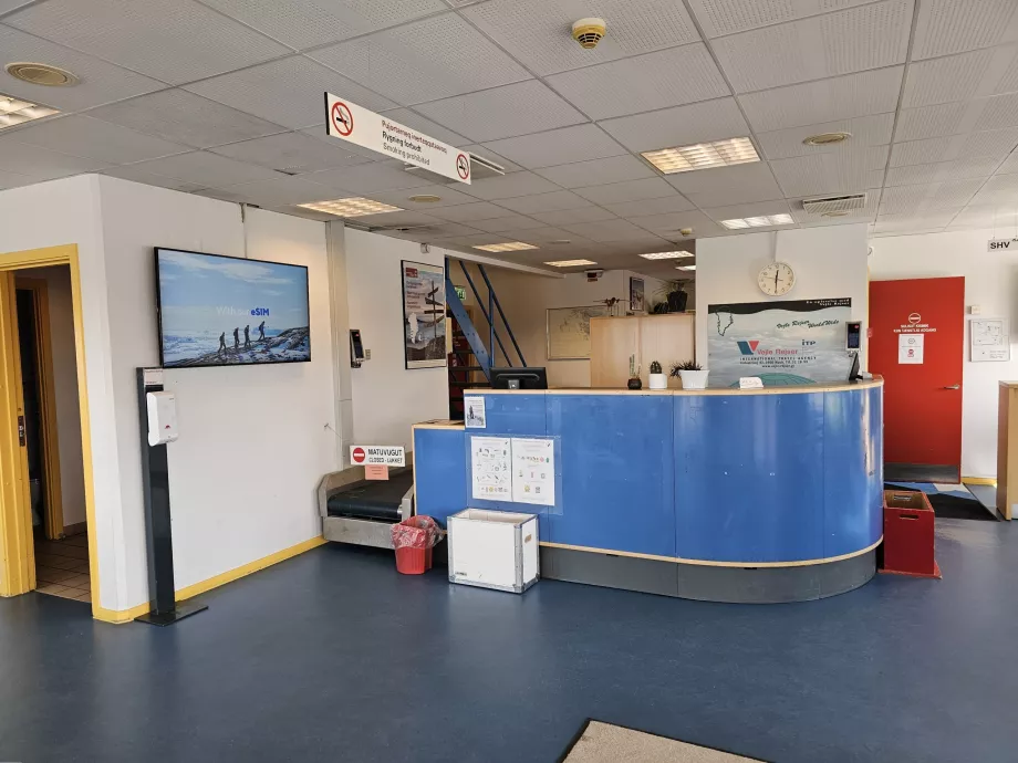 Check-in, Sisimiut lufthavn