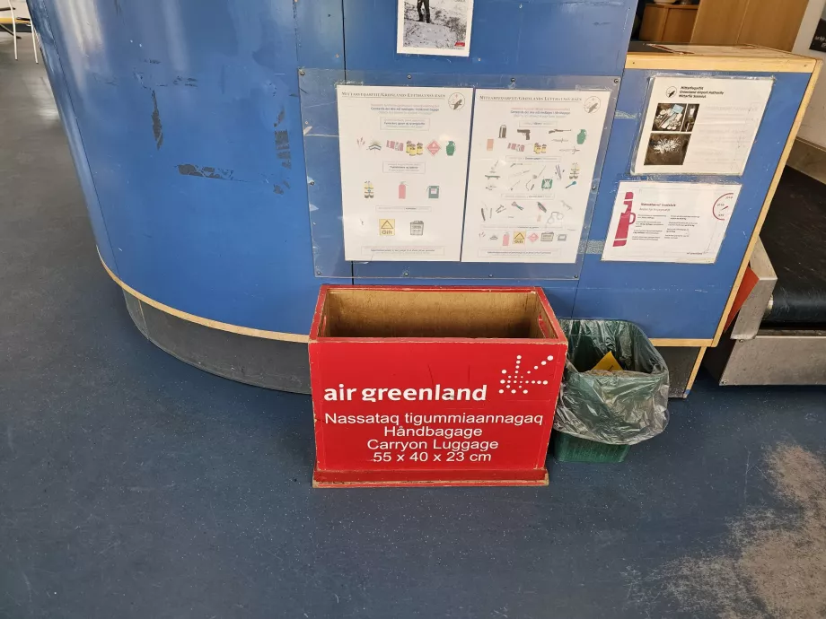 Skabelon til håndbagage