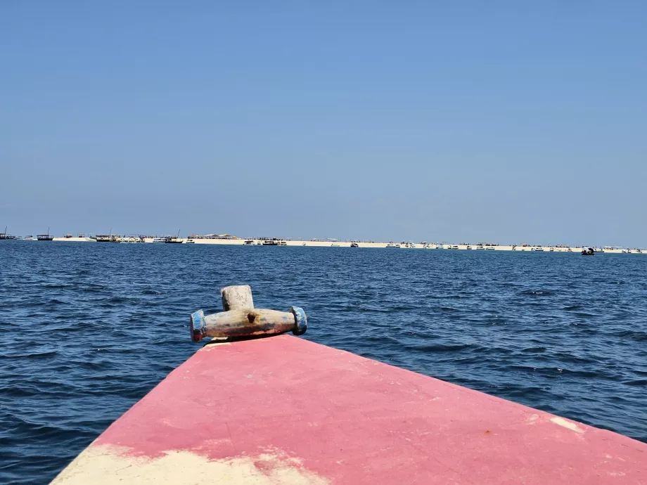 Krydstogt på Nakupenda Sandbank