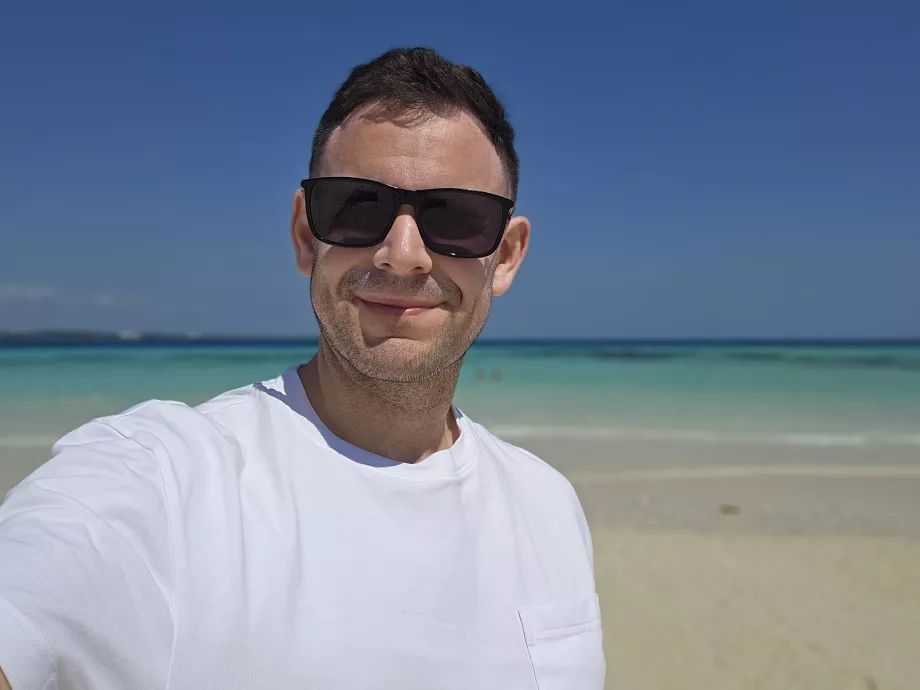 Mig på Nakupenda Sandbank