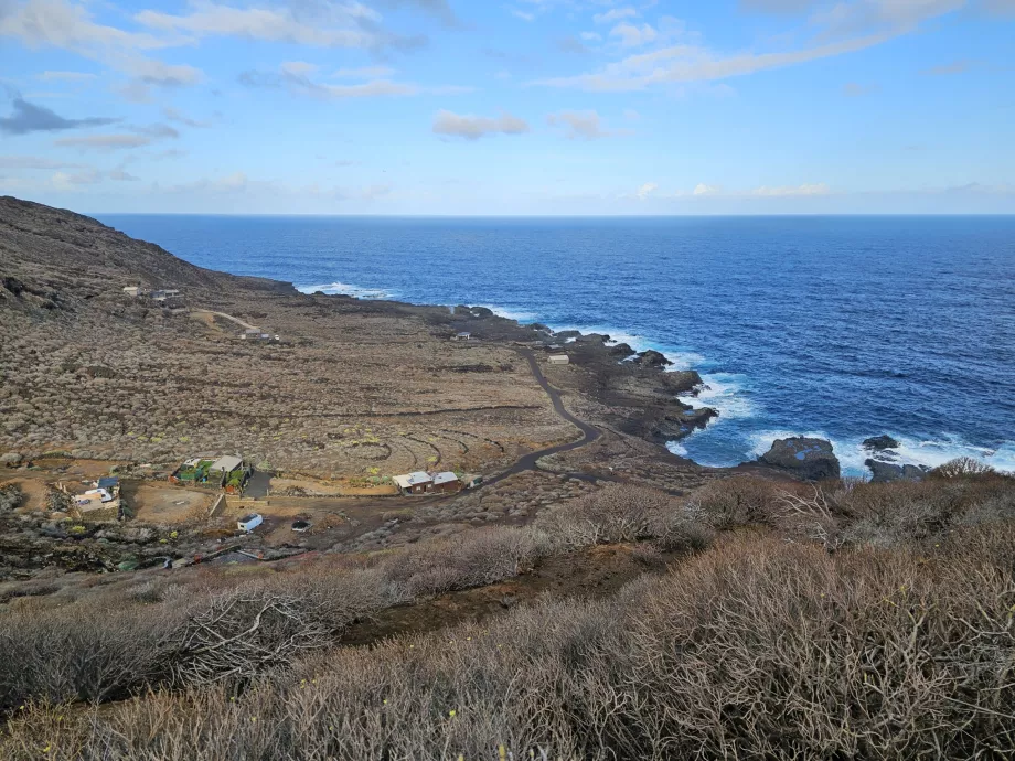 Landskabet omkring Charco Manso
