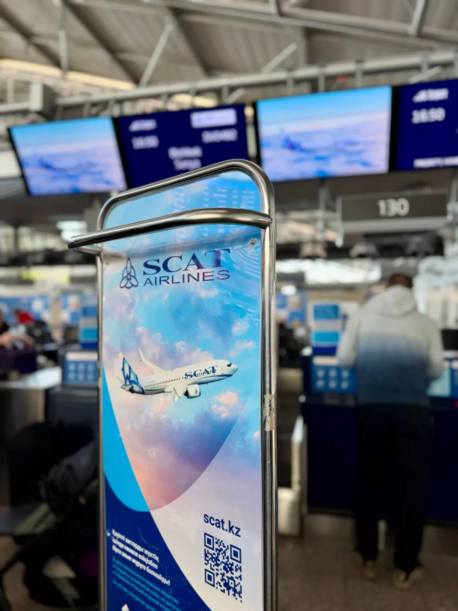 SCAT Airlines-boks til genberegning af bagage
