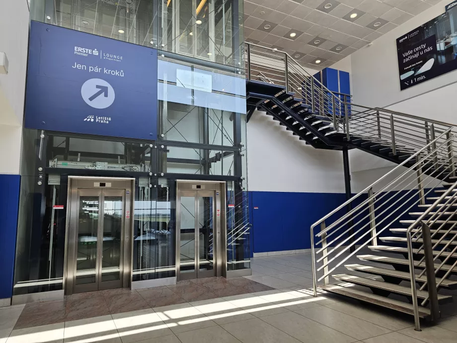 Placering af D-gates Lounge i Terminal 2