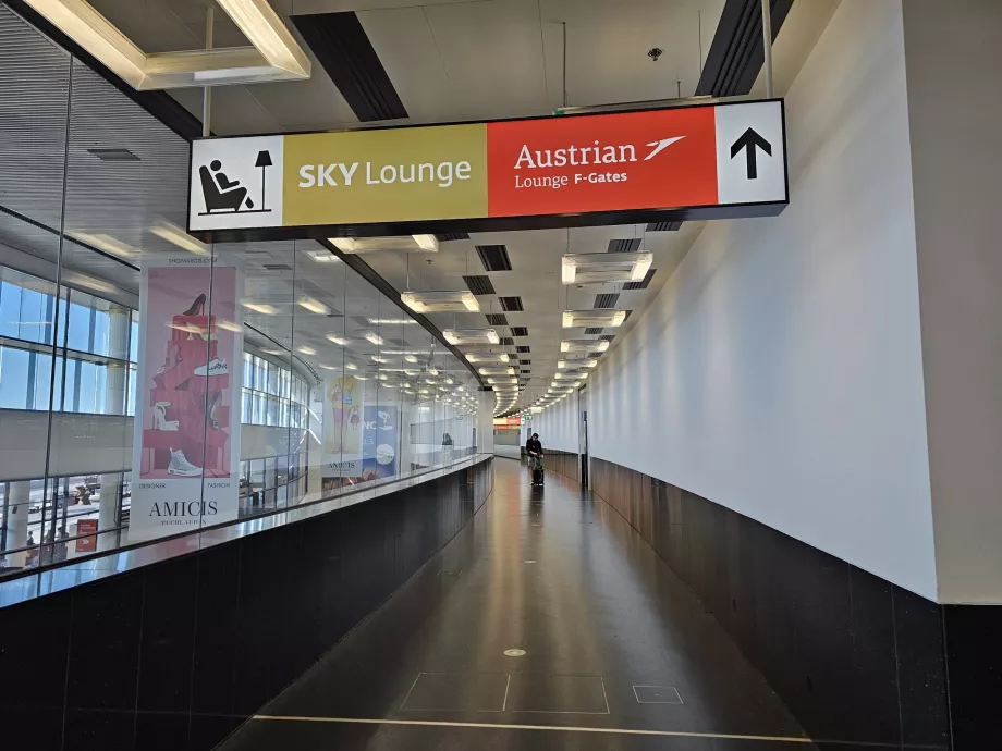 Lounges ved afgangsgates F