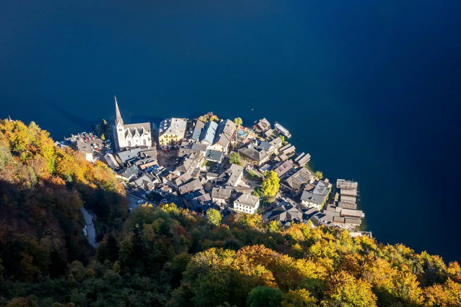 Hallstatt set fra Skywalk