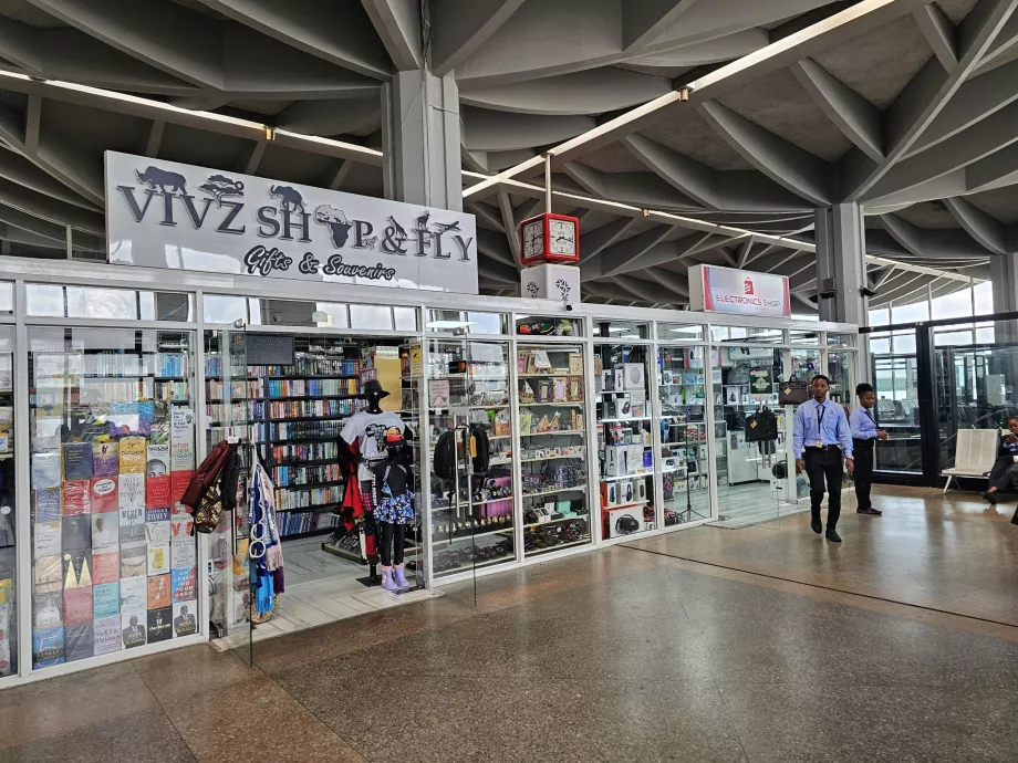 Souvenirbutik, transitzone, terminal 2