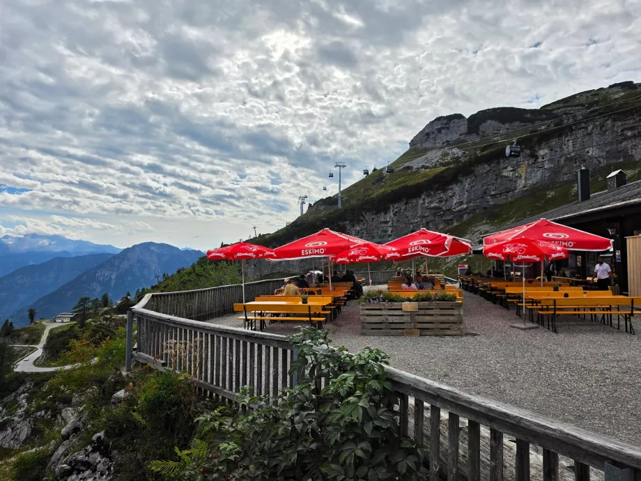 Restaurant ved svævebanens øverste station