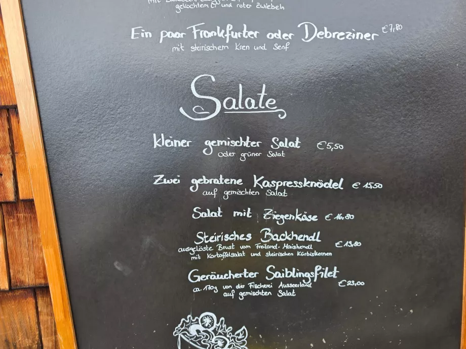 Priser på restauranter